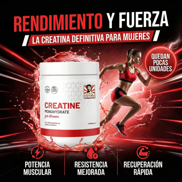 Old School® Monohidrato de creatina para mujeres 2x1! Tiempo limitado (Copia)